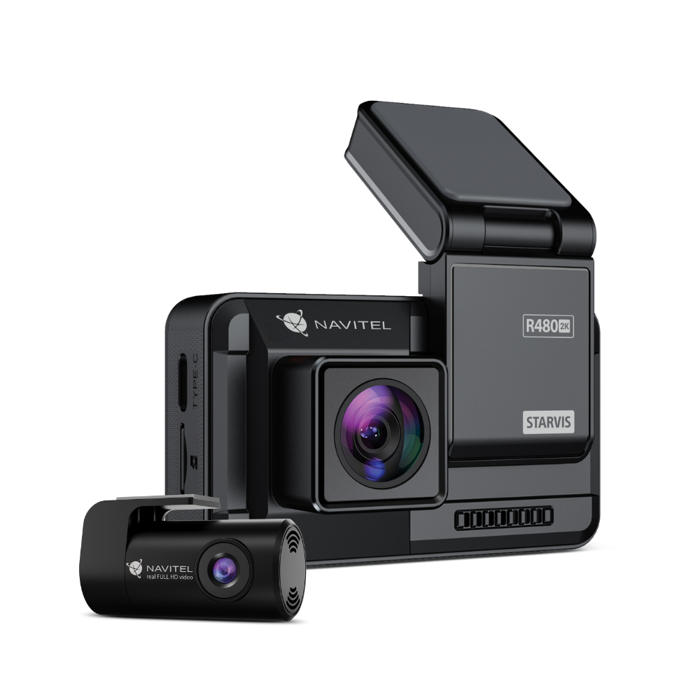 Navitel R480 2K Front and Rear Facing Dual Dash Cam