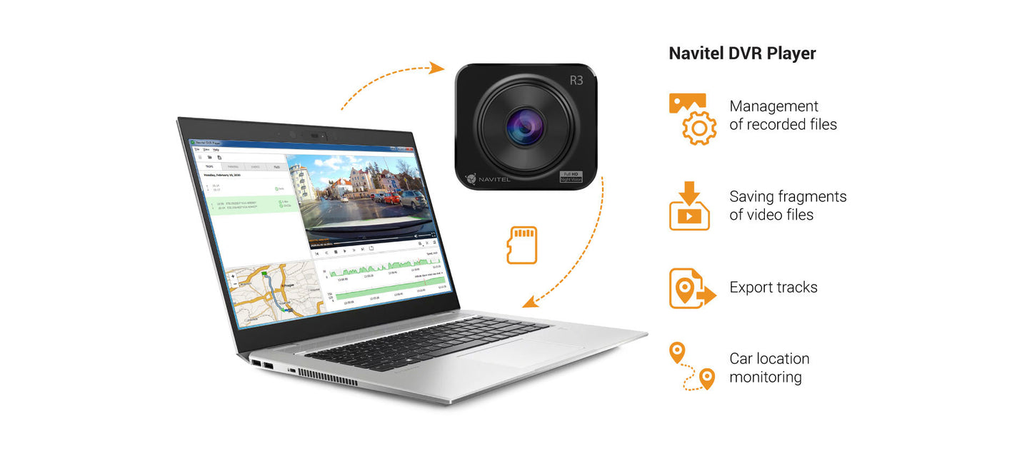 Navitel R3 Full HD Front Facing Dash Cam